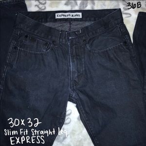 *3/$20* Express Rocco Slim Fit Straight (30x32)